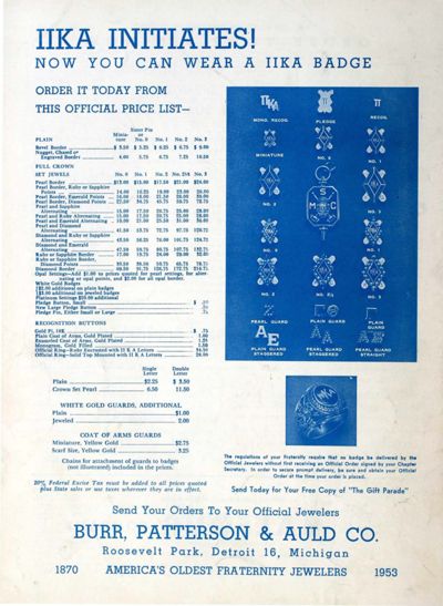 Burr, Patterson & Auld Co. Advertisement, June 1953